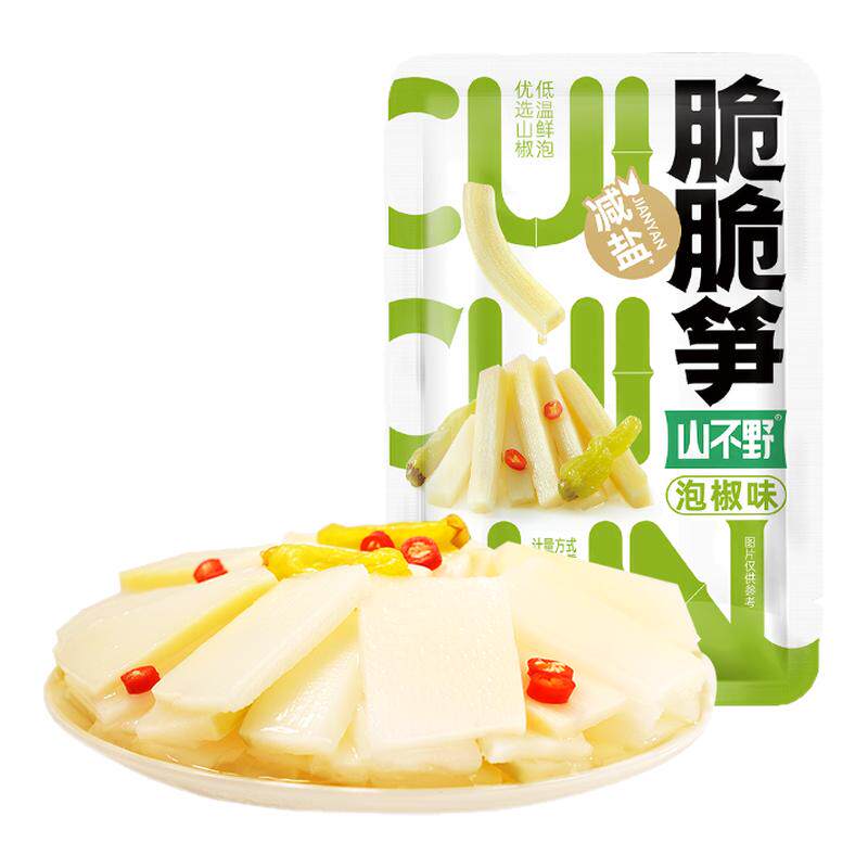 山不野泡椒竹笋脆笋辣味零食