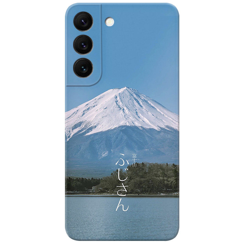 日文富士山适用三星手机壳冷淡风