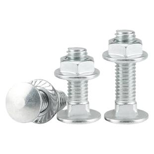 马车螺栓固定货架专用螺丝料架角钢置物支桥架十字花角铁6毫米mm