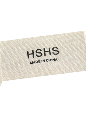 纯棉布标订制logo童装内衣洗涤