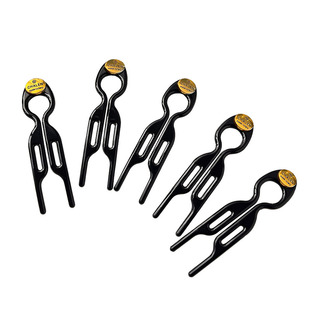 万能小鱼u型发簪日常发夹后脑勺小号丸子头盘发神器插梳发卡头饰