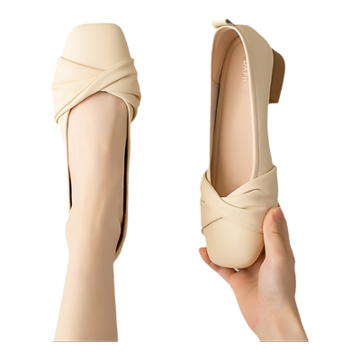 达芙妮芭蕾风单鞋妈妈鞋母亲节