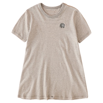 纯棉男宝宝短袖睡袍夏季空调服