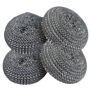 不锈钢金属球清洁球不松散不掉丝厨房细密网丝钢丝球家用去污耐用