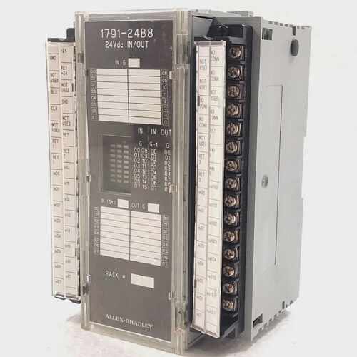 ALLEN BRADLEY 1791-24B8 DC BLOCK I/O MODULE 1791-24B8 REV.B
