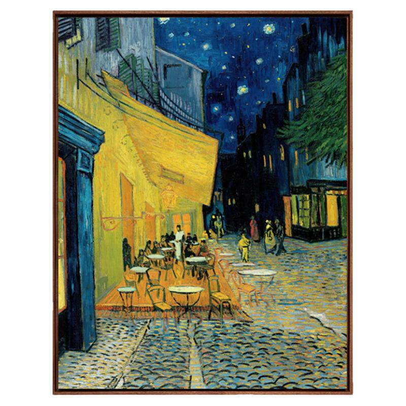 梵高-夜色咖啡馆版画客厅装饰画
