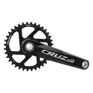 山地自行车曲柄CNC铝合金中空一体GXP三钉直装曲柄 155/160/165mm