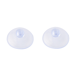 工厂直销玻璃吸盘透明塑料 玻璃胶垫2CM长 货架玻璃托上用小吸盘