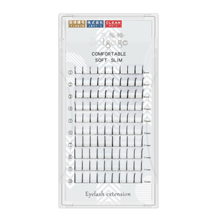 贝格格单根仙子毛嫁接漫画假睫毛 网红仙女款 美睫店专用自然朵毛