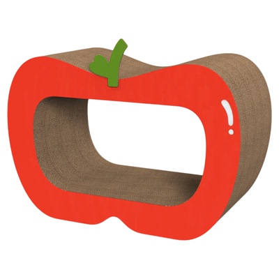 新年猫窝红苹果猫抓板爬架猫玩具