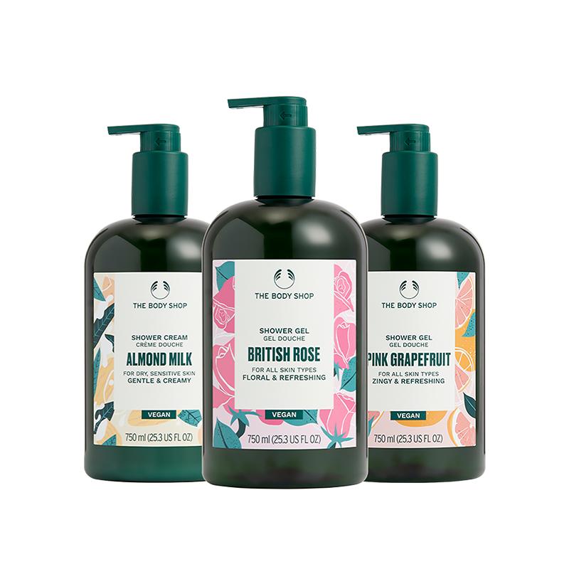 Thebodyshop沐浴露套组清爽
