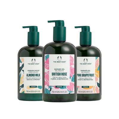 Thebodyshop沐浴露套组清爽
