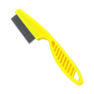 猫狗细节面梳迷你钢梳祛跳蚤眼屎