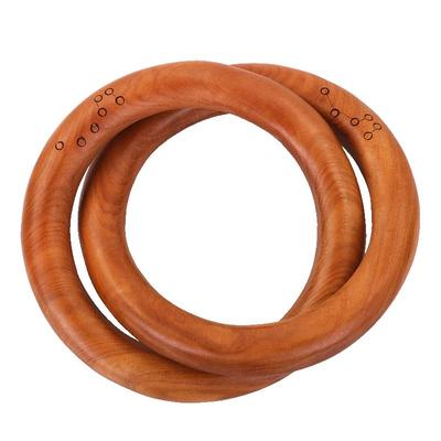 桃木枣木乾坤阴阳圈手镯道家法器