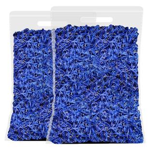 蓝色矢车菊花瓣烘焙蛋糕咖啡奶盖装饰玫瑰花金盏菊干花瓣火星花瓣