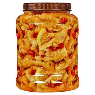 去骨凤爪去骨鸭掌酸辣柠檬无骨鸡爪泡椒脱骨休闲小零食旗舰店