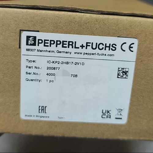 溢价-倍加福PEPPERLFUCHS IC-KP2-2HB17-