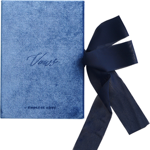 范物丝绒结婚礼卡片致辞誓词本ins承诺保证宣言书欧式复古誓言卡