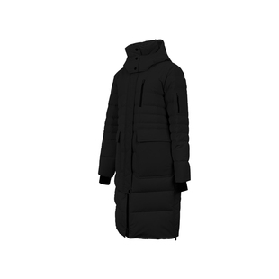 SKYHAND 羽绒服女25年新款冬季白鸭绒中长款连帽时尚保暖外套