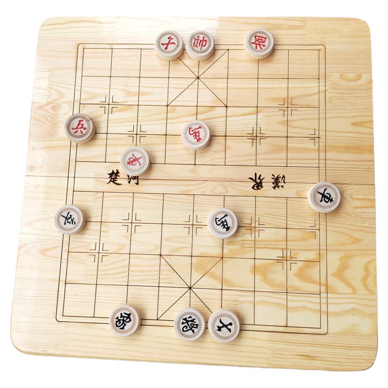 真实木耐用雕刻棋桌简约家用