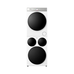 海尔出品统帅三筒分区懒人洗衣机干衣机热泵洗烘套装Pro版