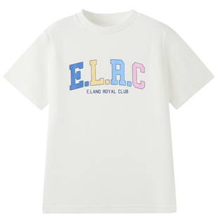 【科技凉感】eland kids衣恋童装男女童T恤短裤夏季休闲短袖套装