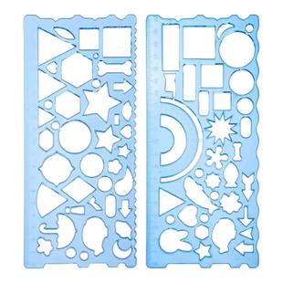 多功能绘画尺小学生几何图形尺百变万花尺画画神器套装儿童绘图尺