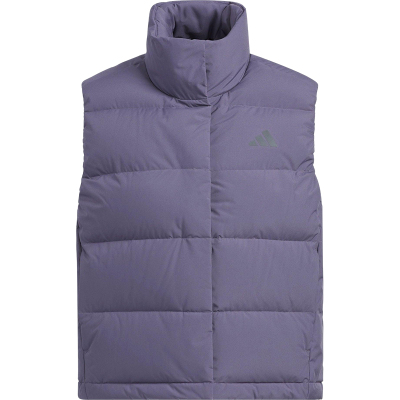 Adidas/阿迪达斯正品2025女士休闲户外宽松保暖羽绒马甲KQ5534