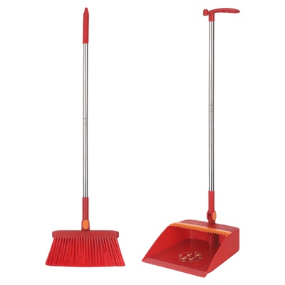 红色扫把簸箕套装乔迁结婚专用