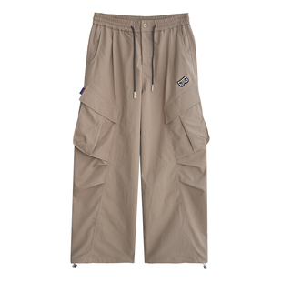 HEA x i.t: UNDERGARDEN联名高腰刺绣休闲裤男2025秋冬新款长裤