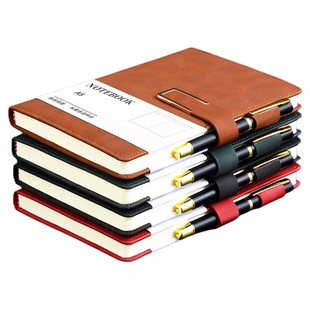 a5商务笔记本定制可印logo高颜值加厚b5精致高档企业定制本子刻字印字搭扣记事本办公工作会议记录本