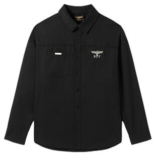 BOYLONDON美式休闲潮牌衬衫2026春夏新款男女工装风外套N21006