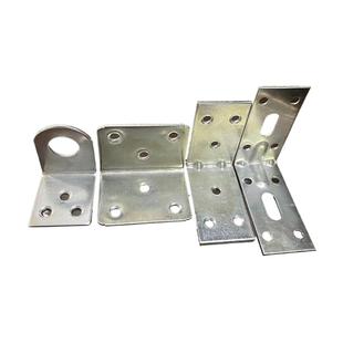 镀锌铁皮角码锁扣角家具木板桌椅衣橱柜固定层托板连接件90度直角