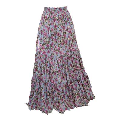 包邮退换雪纺碎花百搭遮跨半身裙