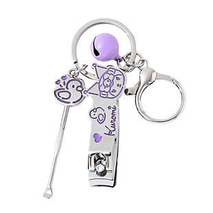 可爱三丽鸥库洛米美乐蒂宿舍指甲刀带挖耳勺脚指甲钳家用随身便携