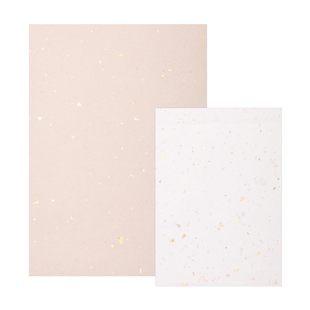 宝云轩 A3/A4手工古法洒金宣纸仿古半生熟书法国画小品山水写意创作用纸花鸟人物小楷洒金仿古纤维纸学生练习