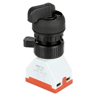 BA8097防爆防腐控制旋钮转换按钮开关二档三档转换开关带EX银点YH