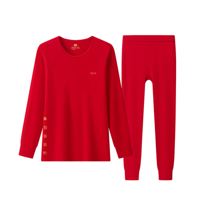 恒源祥纯棉抗菌内衣套装