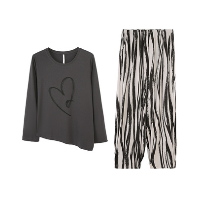 安之伴【巨柔软】情侣睡衣女春秋季2025新款纯棉男士秋冬款家居服