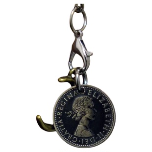 小红书同款月亮与六便士项链硬币月亮项链高级感轻奢小众幸运挂件