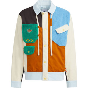 Adidas/阿迪达斯正品三叶草木偶系列男子运动休闲夹克外套 HC0346