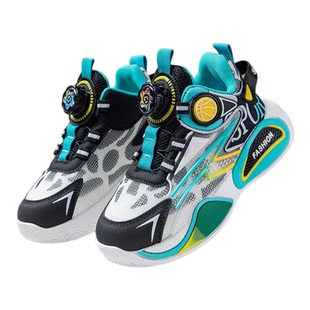 男童鞋子篮球鞋2026新款春秋透气训练儿童跑步运动鞋学生专用球鞋