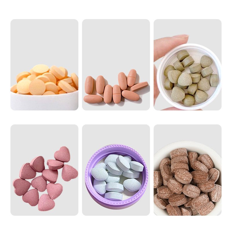 小型三七中药粉旋转式压片机 益生菌压片糖果机 整套制片机生产线