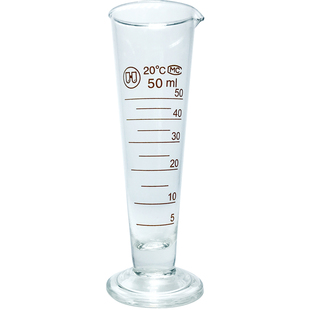 玻璃三角量杯 带刻度锥形量杯10ml 25ml 50ml 100ml 250ml