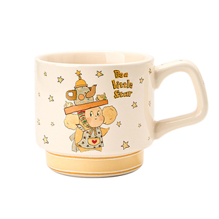 星星人杯子餐具马克杯叠叠杯陶瓷水杯男女生日情人节礼物伴手礼