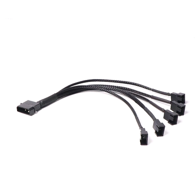 佳翼大4pin转小4机箱风扇供电线