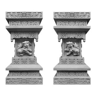 新中式门楼砖雕墀头古建砖雕戗檐板灯笼花仿古砖雕悬鱼博封板装饰