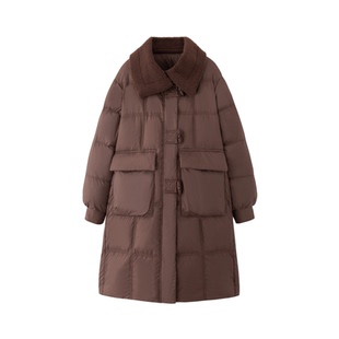 欧洲站长款羽绒服女2025新款冬季加厚过膝今年流行爆款欧货外套潮