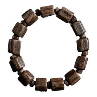 正品柬埔寨菩萨棋楠随形沉香桶珠手串女男士奇楠文玩佛珠老料手链