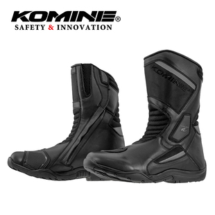 KOMINE 四季长途摩旅机车摩托车骑行鞋防水长筒骑士靴透气 BK-092